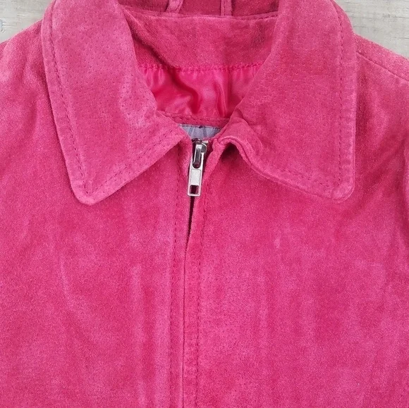 Wilson Leather kids red burgundy size small - Picture 4 of 6